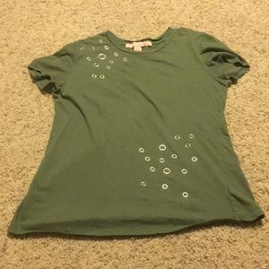army green top